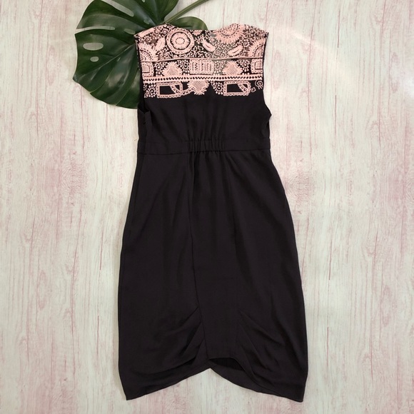 Anthropologie Meadow Rue Tulip Faux Wrap Dress - Picture 4 of 7